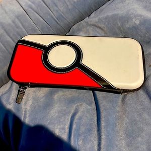 Nintendo switch lite with case and game